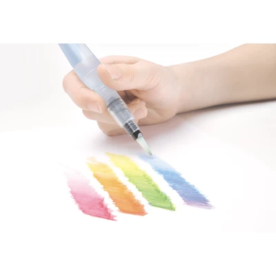 Pędzelek wodny Pentel + GRATIS: kredki akwarelowe Pentel, 12 kolorów