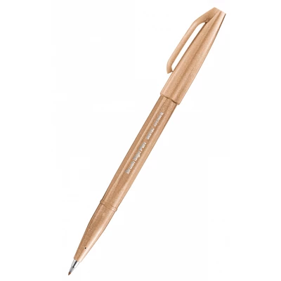 Zestaw 4 pisaków pędzelkowych do kaligrafii i liternictwa Pentel, owocowe popisy