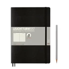 NOTATNIK LEUCHTTURM1917 COMPOSITION (B5), MIĘKKA OPRAWA, CZARNY - Liniatura: w linię