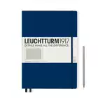 NOTATNIK LEUCHTTURM1917 MASTER SLIM (A4+), GRANATOWY - Liniatura: w kratkę