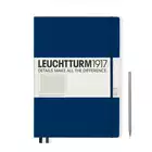 NOTATNIK LEUCHTTURM1917 MASTER SLIM (A4+), GRANATOWY - Liniatura: w linię