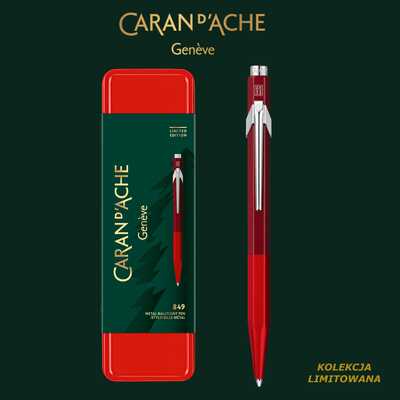 Długopis Caran d'Ache 849 Wonder Forest Czerwony