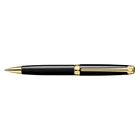 Długopis Caran d'Ache Leman Ebony Black, pozłacany