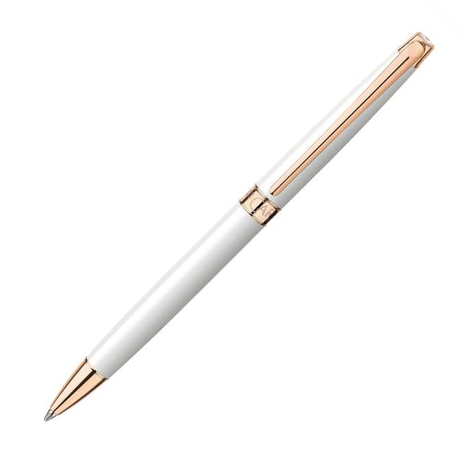 Długopis Leman Slim White Rose Gold Caran d'Ache