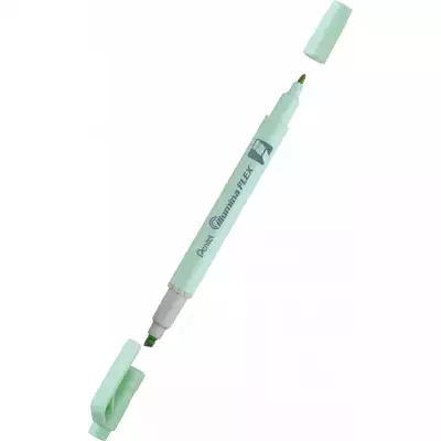 Dwustronny zakreślacz Pentel Illumina Flex, kolor zielony
