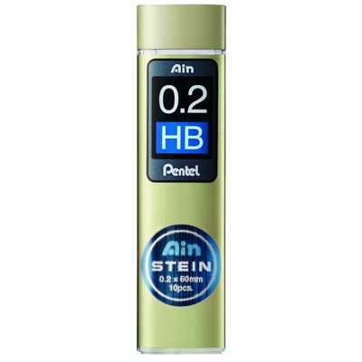 Grafity ołówkowe Pentel AIN Stein HB, 0.2 mm