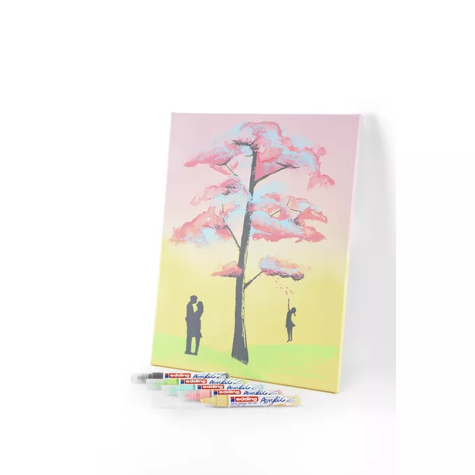 MARKER AKRYLOWY EDDING 2-3 MM, TELEMAGENTA