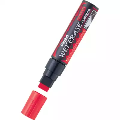 Marker kredowy Pentel Wet Erase, gruba końcówka, kolor czerwony