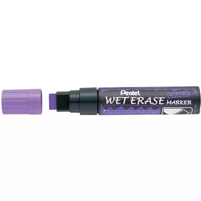 Marker kredowy Pentel Wet Erase, gruba końcówka, kolor fioletowy
