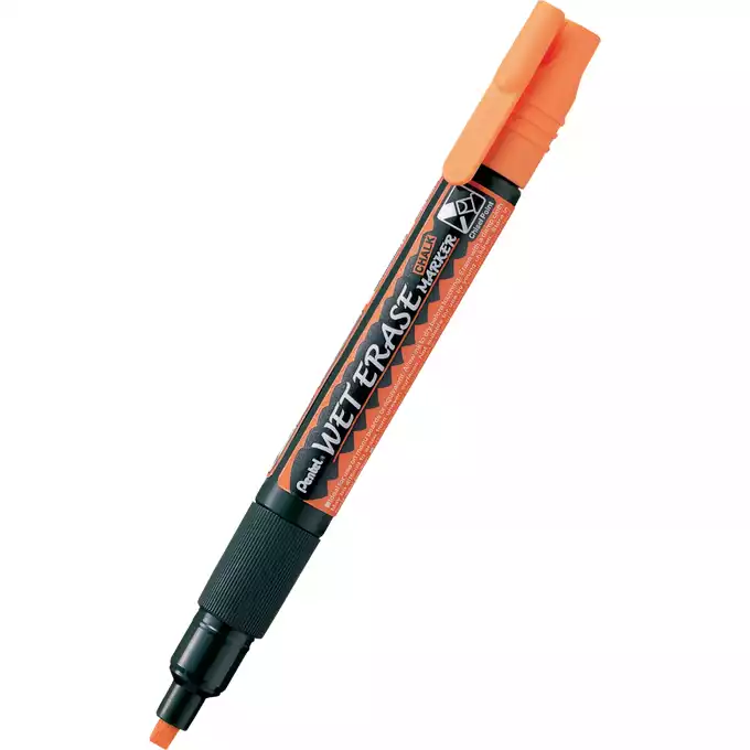 Marker kredowy Pentel Wet Erase, kolor pomarańczowy