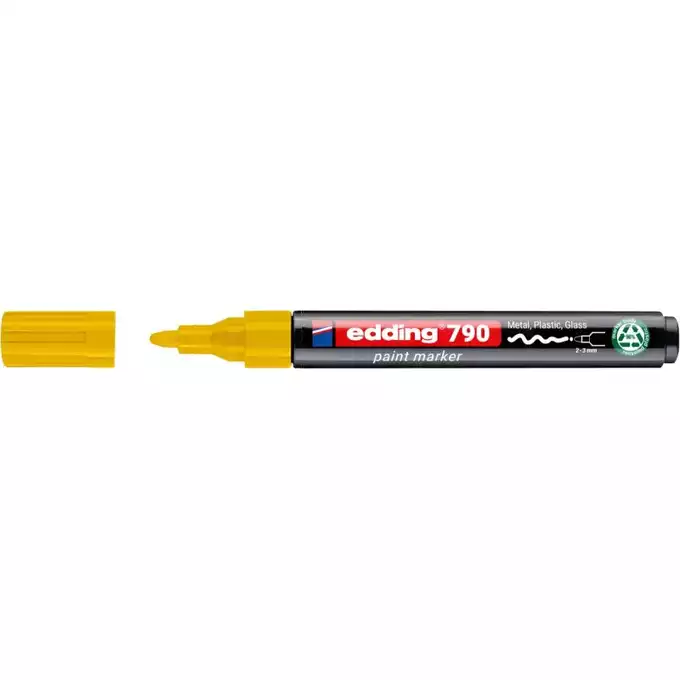 Marker olejowy Edding 790, PCR, żółty