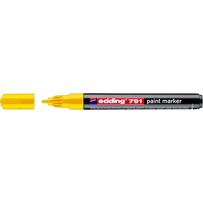 Marker olejowy Edding 791 żółty 1-2 mm