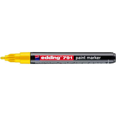 Marker olejowy Edding 791 żółty 1-2 mm