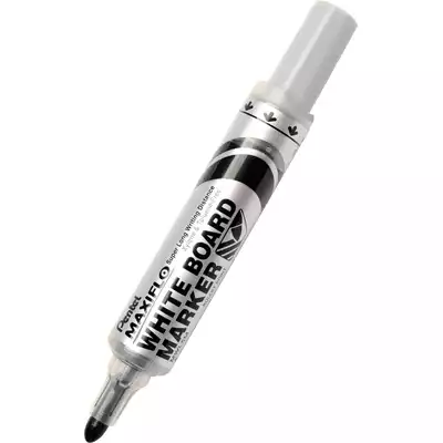 Marker z tłoczkiem Pentel Maxiflo M do białych tablic, kolor niebieski