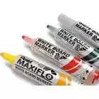 Marker z tłoczkiem Pentel Maxiflo M do białych tablic, kolor żółty