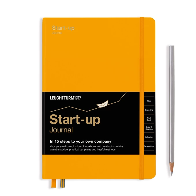 NOTATNIK LEUCHTTURM1917 START-UP JOURNAL ENG MEDIUM (A5) RISING SUN