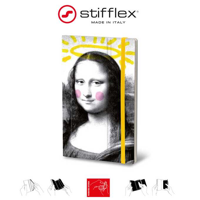 Notatnik Stifflex ART Angel Lisa, rozmiar S: 9x14 cm, 144 strony