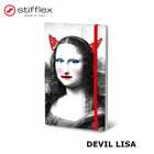 Notatnik Stifflex ART Devil Lisa, rozmiar M: 13x21 cm, 192 strony