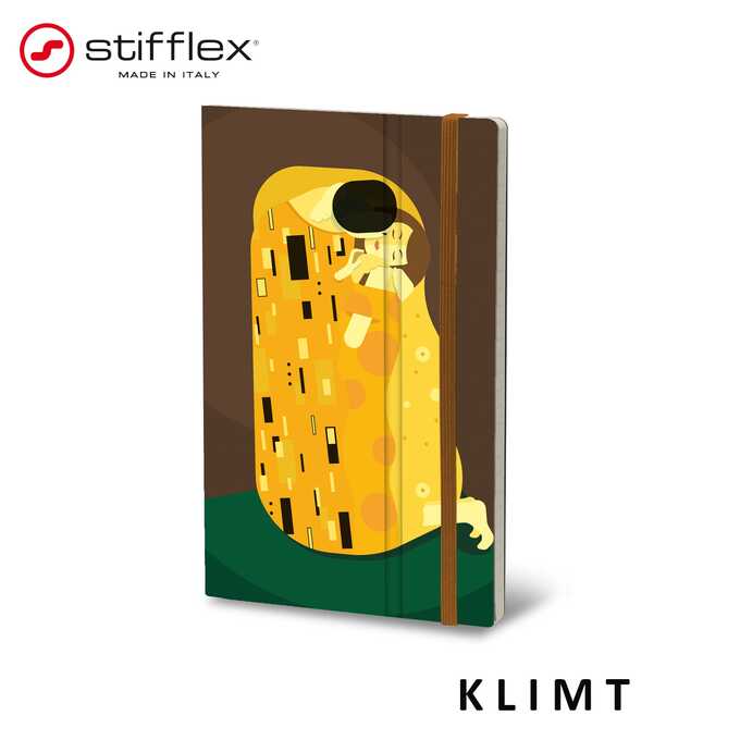 Notatnik Stifflex ART Klimt, rozmiar M: 13x21 cm, 192 strony
