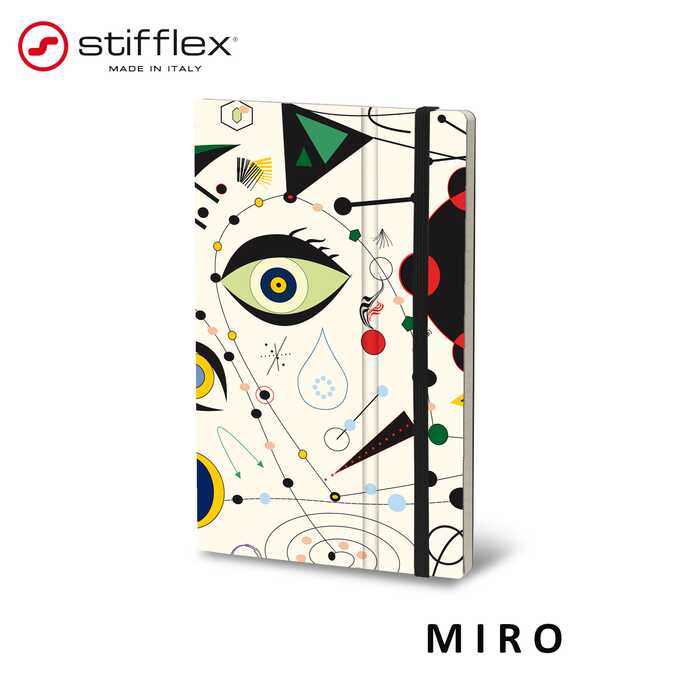 Notatnik Stifflex ART Miro, rozmiar M: 13x21 cm, 192 strony