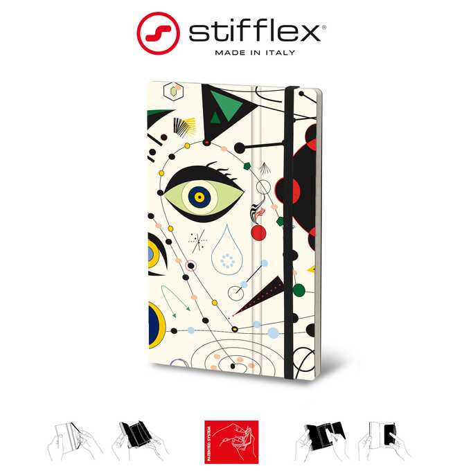 Notatnik Stifflex ART Miro, rozmiar M: 13x21 cm, 192 strony