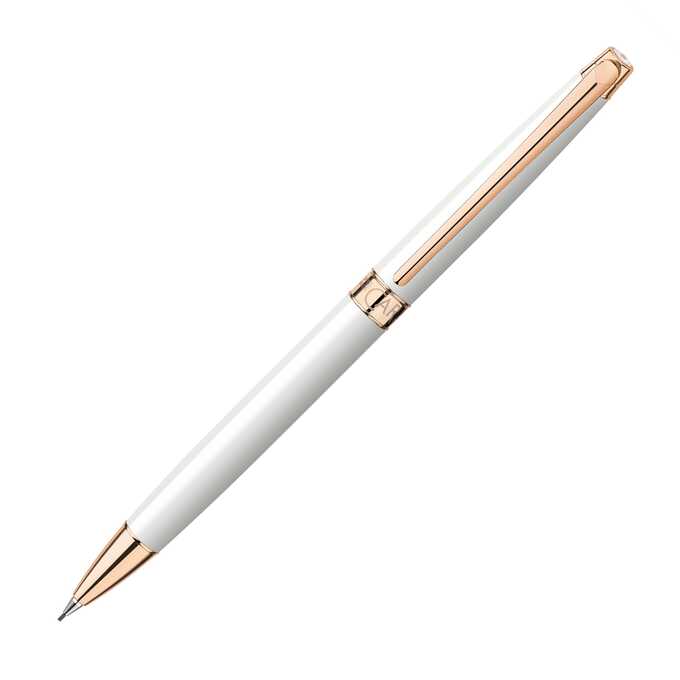 Ołówek automatyczny 0,7 mm Leman Slim White Rose Gold Caran d'Ache