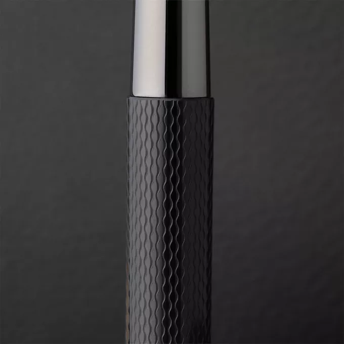 PIÓRO KULKOWE GUILLOCHE BLACK EDITION GRAF VON FABER-CASTELL