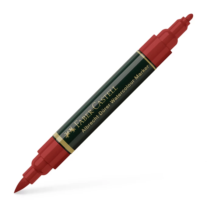 PISAK AKWARELOWY DWUSTRONNY ALBRECHT DURER FABER-CASTELL, 192 INDYJSKI CZERWONY