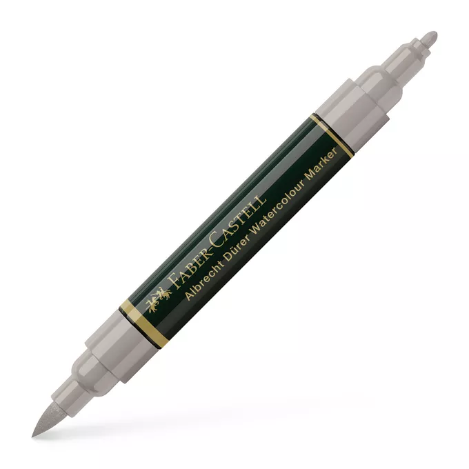 PISAK AKWARELOWY DWUSTRONNY ALBRECHT DURER FABER-CASTELL, 272 CIEPŁY SZARY III