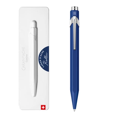 Pióro kulkowe Caran d’Ache 849, niebieskie w pudełku