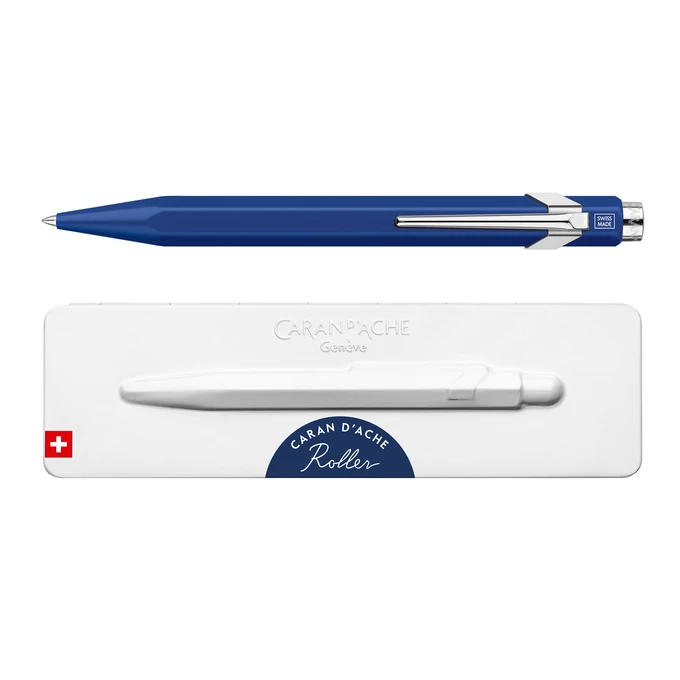 Pióro kulkowe Caran d’Ache 849, niebieskie w pudełku
