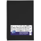 SZKICOWNIK OXFORD SKETCHBOOK SZYTY, 96 KARTEK A6, CZARNY