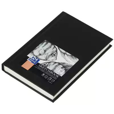 SZKICOWNIK OXFORD SKETCHBOOK SZYTY, 96 KARTEK A6, CZARNY