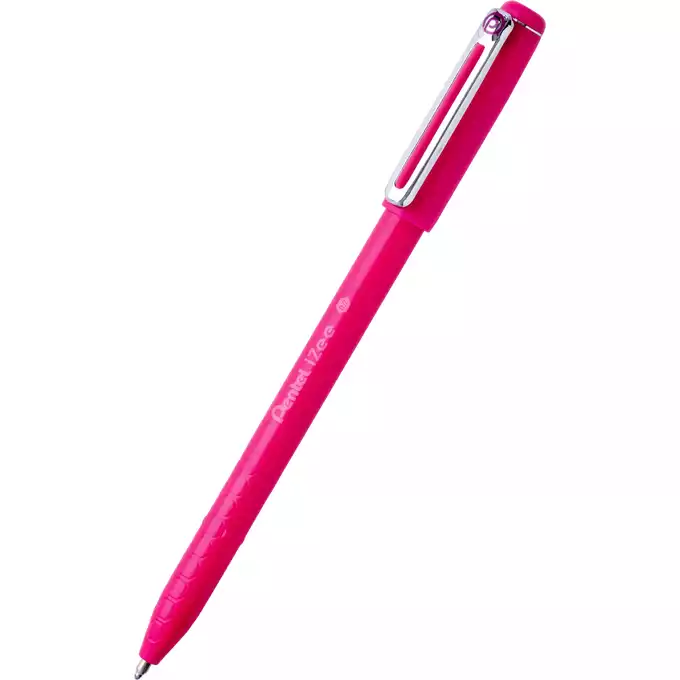 Długopis Pentel Izee 0,7 mm z nasadką - Kolor: różowy