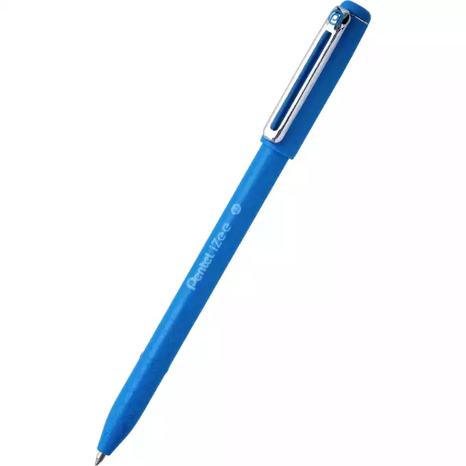 Długopis Pentel Izee 0,7 mm z nasadką - Kolor: błękitny