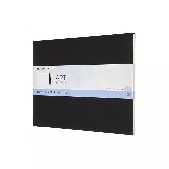 Blok akwarelowy Moleskine XL 19x25 cm, czarny, 20 stron