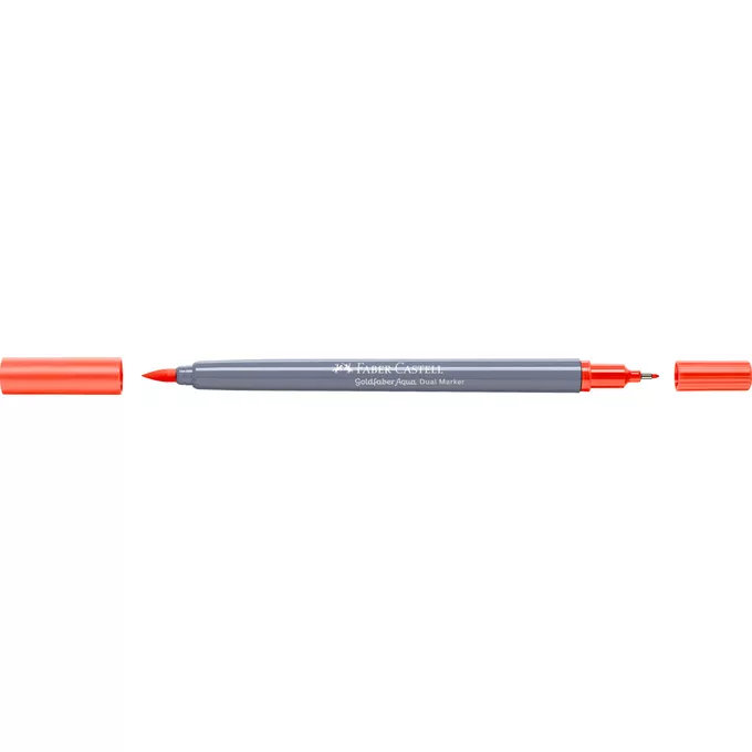 DWUSTRONNY PISAK AKWARELOWY FABER-CASTELL GOLDFABER AQUA, 115 CIEMNY KADM POMARAŃCZOWY
