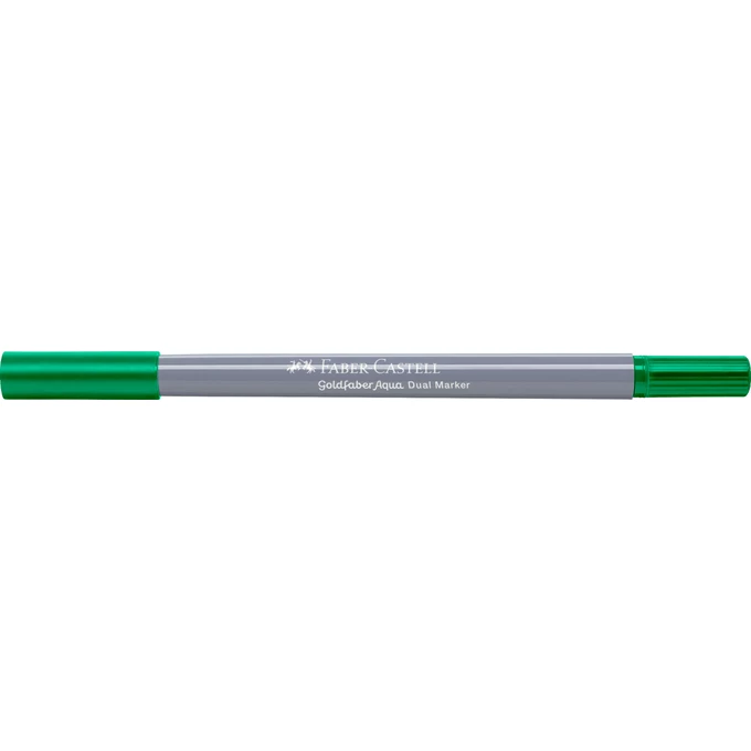 DWUSTRONNY PISAK AKWARELOWY FABER-CASTELL GOLDFABER AQUA, 163 SZMARAGDOWA ZIELEŃ