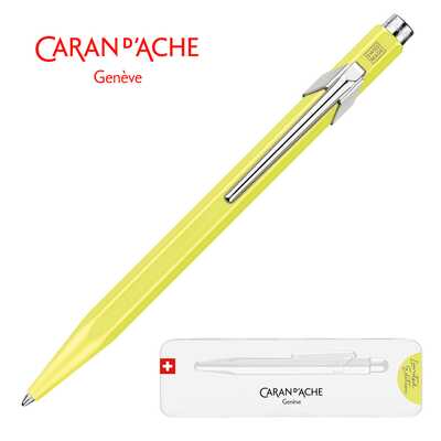Długopis Caran d'Ache 849 Neon Yellow, w pudełku