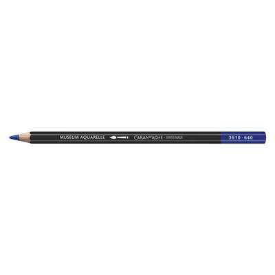 Kredka akwarelowa Caran d'Ache Museum Aquarelle, 640 Dark Ultramarine - Ciemna Ultramaryna