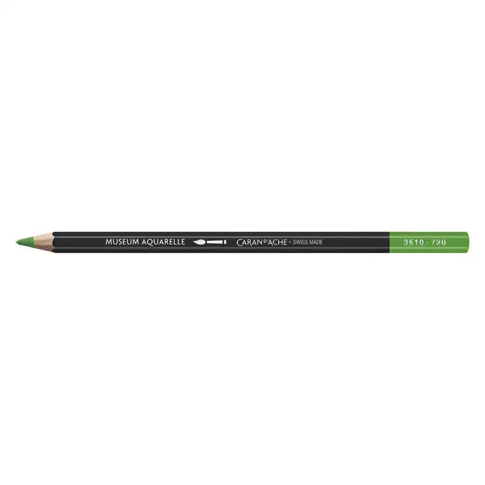 Kredka akwarelowa Caran d'Ache Museum Aquarelle, 720 Bright Green - Jasnozielona