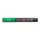Marker uni POSCA PC-1M z supercienką okrągłą końcówką, zielony