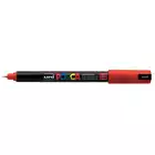 Marker uni POSCA PC-1MR z supercienką, precyzyjną końcówką igłową, czerwony