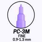 Marker uni POSCA PC-3M z cienką okrągłą końcówką, ciemnobrązowy