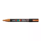 Marker uni POSCA PC-3M z cienką okrągłą końcówką, jasnobrązowy