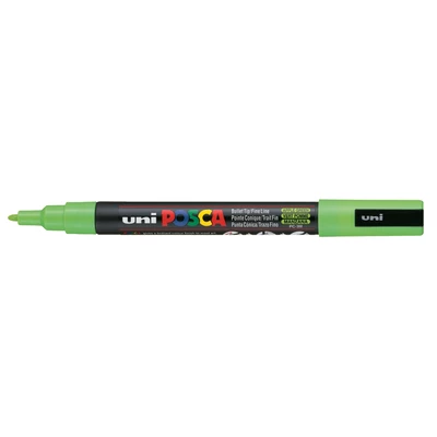 Marker uni POSCA PC-3M z cienką okrągłą końcówką, średni zielony