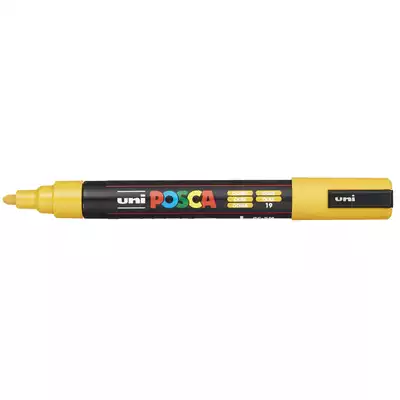 Marker uni POSCA PC-5M z okrągłą średnią końcówką, ochra