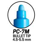 Marker uni POSCA PC-7M z okrągłą, grubą końcówką, fioletowy