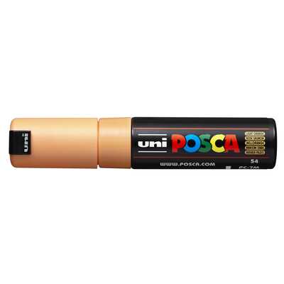 Marker uni POSCA PC-7M z okrągłą, grubą końcówką, jasnopomarańczowy