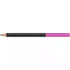 OŁÓWEK JUMBO GRIP 2001 HB TWO TONE FABER-CASTELL, CZARNY / RÓŻOWY
